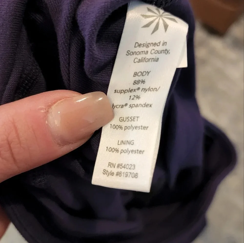 Athleta‎ purple flare leggings size xsp